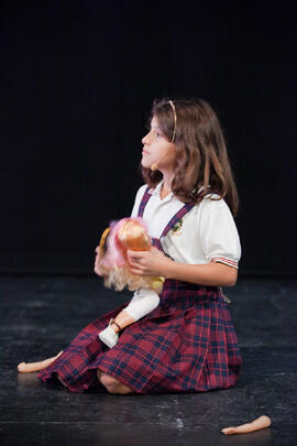 Ensayos para la Gala Inaugural de la XXIV edición de Fancine de la Universidad de Málaga. Teatro Cervantes. Noviembre de 2014