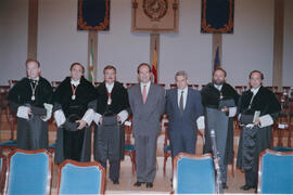 Apertura del Curso Académico 1992/1993 de la Universidad de Málaga. Teatro Cervantes. Octubre de 1992