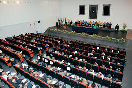 Apertura del Curso Académico 2010/2011 de la Universidad de Málaga. Complejo de Estudios Sociales y Empresariales. Octubre de 2010