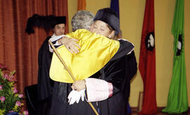 Toma de posesión de Adelaida de la Calle Martín como Rectora de la Universidad de Málaga. Paraninfo. Enero de 2004