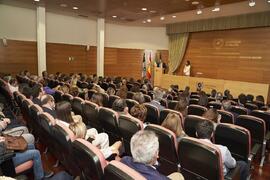 Discurso de Teodomiro López. Toma de posesión de nuevos Vicerrectores adjuntos y personal asesor del Rector de la Universidad de Málaga. Edificio del Rectorado. Abril de 2024