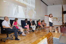 Acto de bienvenida a los alumnos de primer curso de Económicas. Paraninfo. Septiembre de 2014