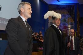 Miguel Porras Fernández. Apertura del Curso Académico 2023/2024 de la Universidad de Málaga. Paraninfo. Septiembre de 2023