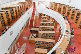 Biblioteca de Derecho "Alejandro Rodríguez Carrión". Campus de Teatinos. Octubre de 2012
