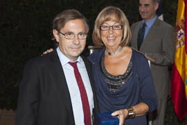 Cena de gala con motivo al homenaje para los jubilados y personal que cumple 25 años de servicio en la Universidad de Málaga. Jardín Botánico. Junio de 2010