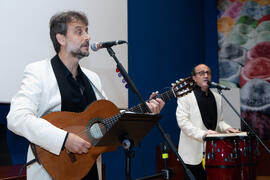Actuación del grupo musical "Boleros Imperfectos". Graduación y clausura del curso del Aula de Mayores de la Universidad de Málaga. Paraninfo. Junio de 2019