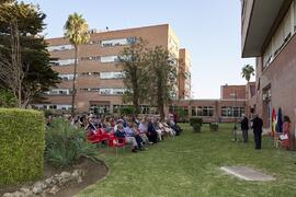 Intervención de Daniel Carrasco. Homenaje al personal jubilado de la Facultad de Ciencias Económicas y Empresariales. Campus de El Ejido. Septiembre de 2022