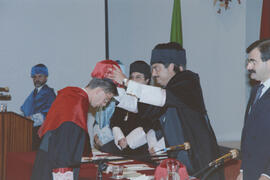 Apertura del Curso Académico 1988/1989 de la Universidad de Málaga. Teatro María Cristina. Octubre de 1988