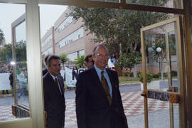 Visita del embajador de Estados Unidos a la Universidad de Málaga. Enero de 1995