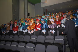Asistentes al Acto Conmemorativo de los 40 años de la Universidad de Málaga. Escuela Técnica Superior de Ingeniería Informática. Diciembre de 2012