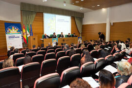Inauguración del I Encuentro Hispano-Filipino. Rectorado. Abril 2015.