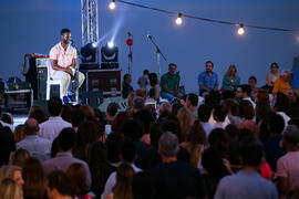 Recital de César Brandon. Festival Benéfico en los Baños del Carmen. Cursos de Verano de la Universidad de Málaga. Málaga. Julio de 2018