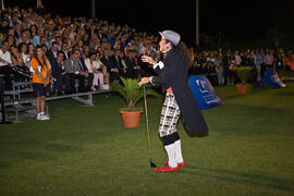 Actuación del trío humorístico. Inauguración del Campeonato Mundial Universitario de Golf. Antequera Golf. Junio de 2010