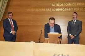Toma de posesión de Ramón García Fernández como nuevo Subdelegado en Materia de Personal de la Universidad de Málaga. Edificio del Rectorado. Abril de 2024