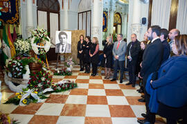 Capilla Ardiente a Eugenio Chicano. Ayuntamiento de Málaga. Noviembre de 2019