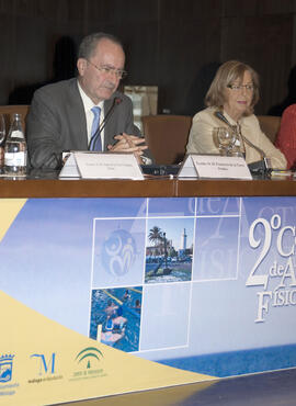 Acto de Inauguración del 2º Congreso Internacional de Actividad Físico-Deportiva para Mayores de la Universidad de Málaga. Palacio de Ferias y Congresos de Málaga. Marzo de 2007