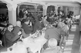Málaga. Banquete presidido por el alcalde Francisco García Grana. Mayo de 1963