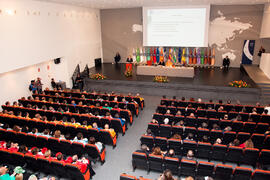 Apertura del Curso Académico 2013/2014 de la Universidad de Málaga. Complejo de Estudios Sociales y Comercio. Octubre de 2013