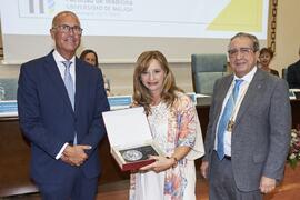 Reconocimiento a personal jubilado. Celebración del 50 Aniversario de la Facultad de Medicina de la Universidad de Málaga. Facultad de Medicina. Octubre de 2022