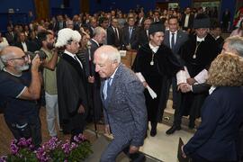 Comitiva previa a la Apertura del Curso Académico 2023/2024 de la Universidad de Málaga. Paraninfo. Septiembre de 2023
