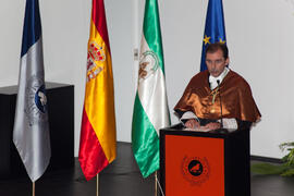 Apertura del Curso Académico 2010/2011 de la Universidad de Málaga. Complejo de Estudios Sociales y Empresariales. Octubre de 2010