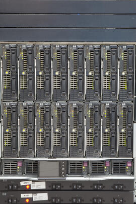 Ordenador. Sala de ordenadores del Servicio Central de Informática. Campus de Teatinos. Marzo de 2014