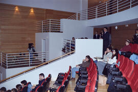 Visita del gobernador de Puerto Rico a la Universidad de Málaga y Obispado. 1993