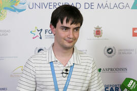 Andrés Contreras en photocall. Curso "La buena Inteligencia Artificial". Cursos de Verano de la Universidad de Málaga. Ronda. Julio de 2018