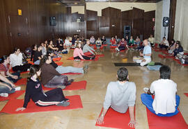 Taller de Yoga. 2º Congreso Internacional de Actividad Físico-Deportiva para Mayores de la Universidad de Málaga. Palacio de Ferias y Congresos de Málaga. Marzo de 2007
