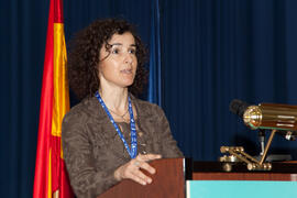 Susana Aznar Laín. Panel de expertos del 4º Congreso Internacional de Actividad Físico-Deportiva para Mayores. Escuela Técnica Superior de Ingeniería Informática y Telecomunicaciones. Marzo de 2011