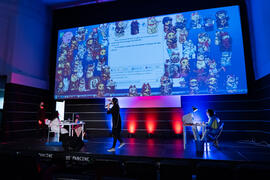 Ensayos previos. Gala de Clausura de la 30 edición de Fancine de la Universidad de Málaga. Cine Albéniz. Noviembre de 2020