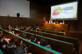 Acto de clausura de los Cursos de Verano de la Universidad de Málaga. Ronda. Julio de 2018