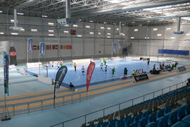 Partido Universidad de Oporto - Universidad de Barcelona. Categoría masculina. Campeonato Europeo Universitario de Balonmano. Antequera. Julio de 2017