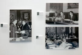 Exposición "Universidad-Diputación. Juntos por Málaga". Sala de exposiciones de la Diputación Provincial. Septiembre de 2013