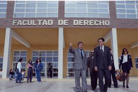 Visita del gobernador de Puerto Rico a la Universidad de Málaga y Obispado. 1993