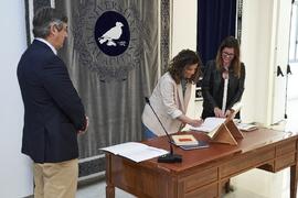 Toma de posesión de Ana Isabel Marín Guerrero como nueva asesora en materia de Calidad Docente de la Universidad de Málaga. Edificio del Rectorado. Abril de 2024