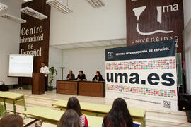 Graduación de los alumnos del CIE de la Universidad de Málaga. Centro Internacional de Español. Marzo de 2015