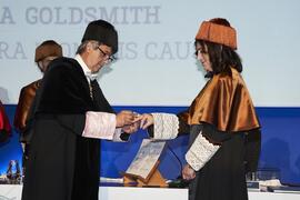 Investidura de Andrea Goldsmith como doctora "Honoris Causa" por la Escuela Técnica Superior de Ingeniería de Telecomunicación de la Universidad de Málaga. Paraninfo. Octubre de 2024