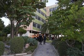 Comitiva previa a la Apertura del Curso Académico 2023/2024 de la Universidad de Málaga. Paraninfo. Septiembre de 2023