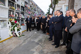 Entierro de Eugenio Chicano. Cementerio de Vélez-Málaga. Noviembre de 2019