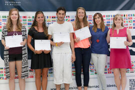 Graduación del alumnado del CIE de la Universidad de Málaga. Centro Internacional de Español. Junio de 2015