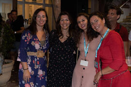 Personal de la FGUMA en el concierto de Free Soul Band. Festival solidario en los Baños del Carmen. Cursos de Verano de la Universidad de Málaga. Málaga. Julio de 2019