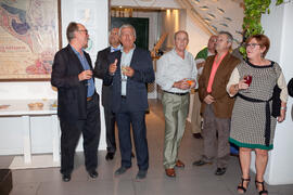 Fiesta posterior a la entrega de la Medalla de la Ciudad y del título de Hijo Predilecto a Eugenio Chicano. Ayuntamiento de Málaga. Octubre de 2014