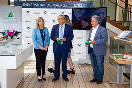 Intervención de José Ángel Narváez en la inauguración de la exposición "Aguyjevete 2019. Muestra MBYA GUARANÍ". Edificio del Rectorado de la Universidad de Málaga. Junio de 2019