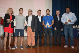 Entrega del Trofeo Rectora. Gala del Deporte Universitario. Escuela Técnica Superior de Ingeniería de Telecomunicaciones. Junio de 2015