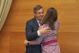 Toma de posesión de Inés Moreno González como nueva Vicerrectora Adjunta de Divulgación e Institutos de Investigación de la Universidad de Málaga. Edificio del Rectorado. Abril de 2024