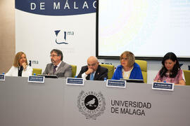 Presentación de la XIV edición de los Cursos de Verano de la Universidad de Málaga. Rectorado. Mayo 2015