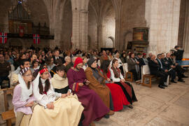 Asistentes al estreno del documental "Kristina, princesa de Noruega". Covarrubias, Burgos. Octubre de 2015