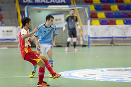 Partido Tailandia contra España. 14º Campeonato del Mundo Universitario de Fútbol Sala 2014 (FUTSAL). Antequera. Julio de 2014