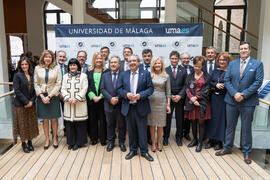 Nuevo Consejo de Dirección de la Universidad de Málaga. Edificio del Rectorado.  Febrero de 2020